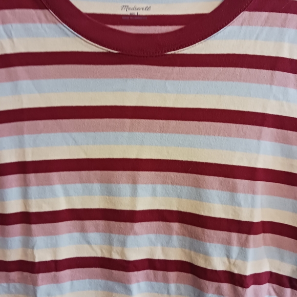 Madewell Stripe Cropped T-Shirt - Picture 5 of 7